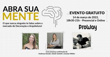 Abra sua Mente: o que nunca ninguém te falou sobre o mercado de Decoração e Arquitetura!