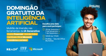 Domingão gratuito da Inteligência Artificial Microsoft