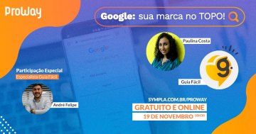 Webinar Gratuita Google: sua marca no TOPO!