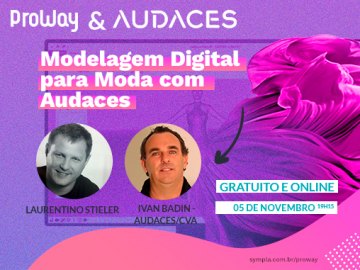 Workshop Gratuito Modelagem Digital para Moda com Audaces