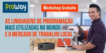 Workshop Gratuito: As linguagens de programação mais utilizadas no mundo e o mercado de trabalho local