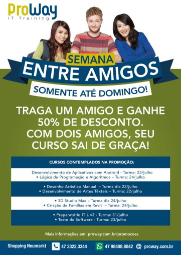 Promoção: Semana entre Amigos 